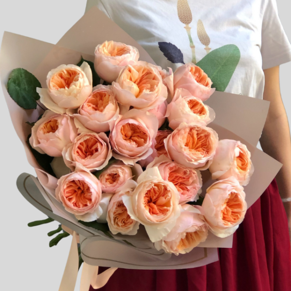 Roses peony goshen flower delivery Dubai