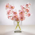 Pink Cymbidium Orchid Arrangement