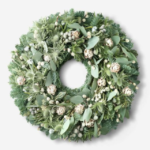 Winter White Elegance Wreath delivered in Dubai