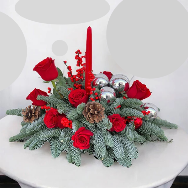 Enchanted Winter Glow Centerpiece