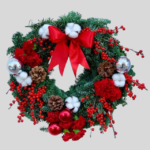 Scarlet Bliss Christmas Wreath