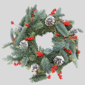 Winter Wonderland Pine Wreath delivered in Dubai